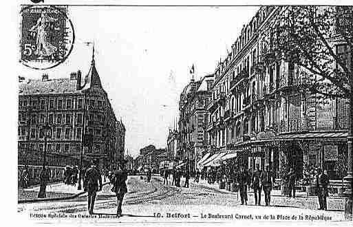 Ville de BELFORT Carte postale ancienne